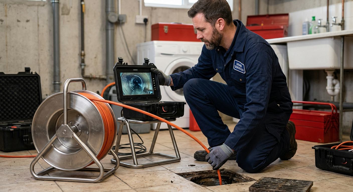 Inspection caméra endoscopique de canalisation à Créteil